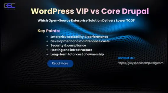WordPress VIP vs Core Drupal: Which Open-Source Enterprise Solution Delivers Lower TCO 1 WordPress VIP vs Core Drupal: Which Open-Source Enterprise Solution Delivers Lower TCO