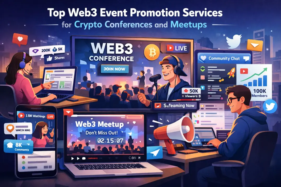 Top Web3 Event Promotion Services for Crypto Conferences and Meetups
