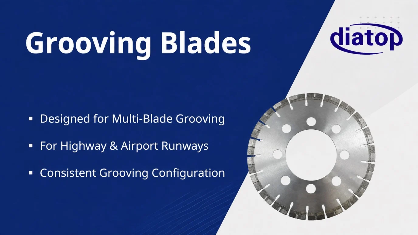 Grooving Blades for Highway and Airport Runway Applications | DIATOP